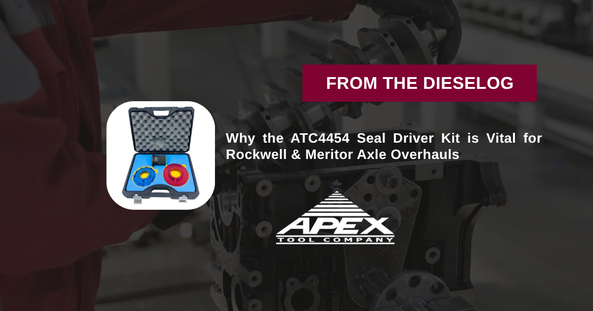 ATC4454 Rockwell Meritor Heavy Duty Commercial Truck Axle Seal Driver Kit Tool Assembly